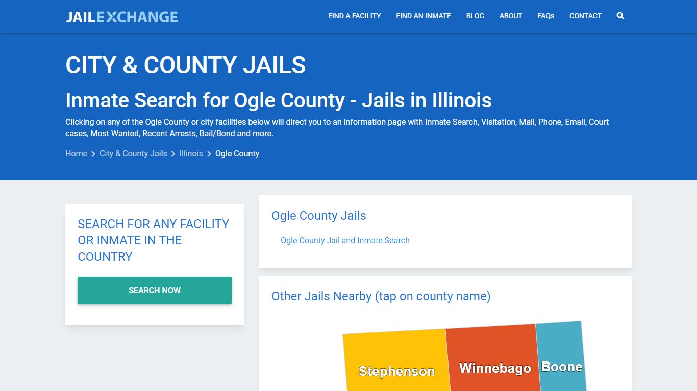 Inmate Search for Ogle County | Jails in Illinois - Jail Exchange